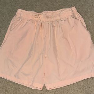 Pink shorts size large